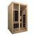 Golden Designs Dynamic Santiago 2-Person Low EMF FAR Infrared Sauna (DYN-6209-01)