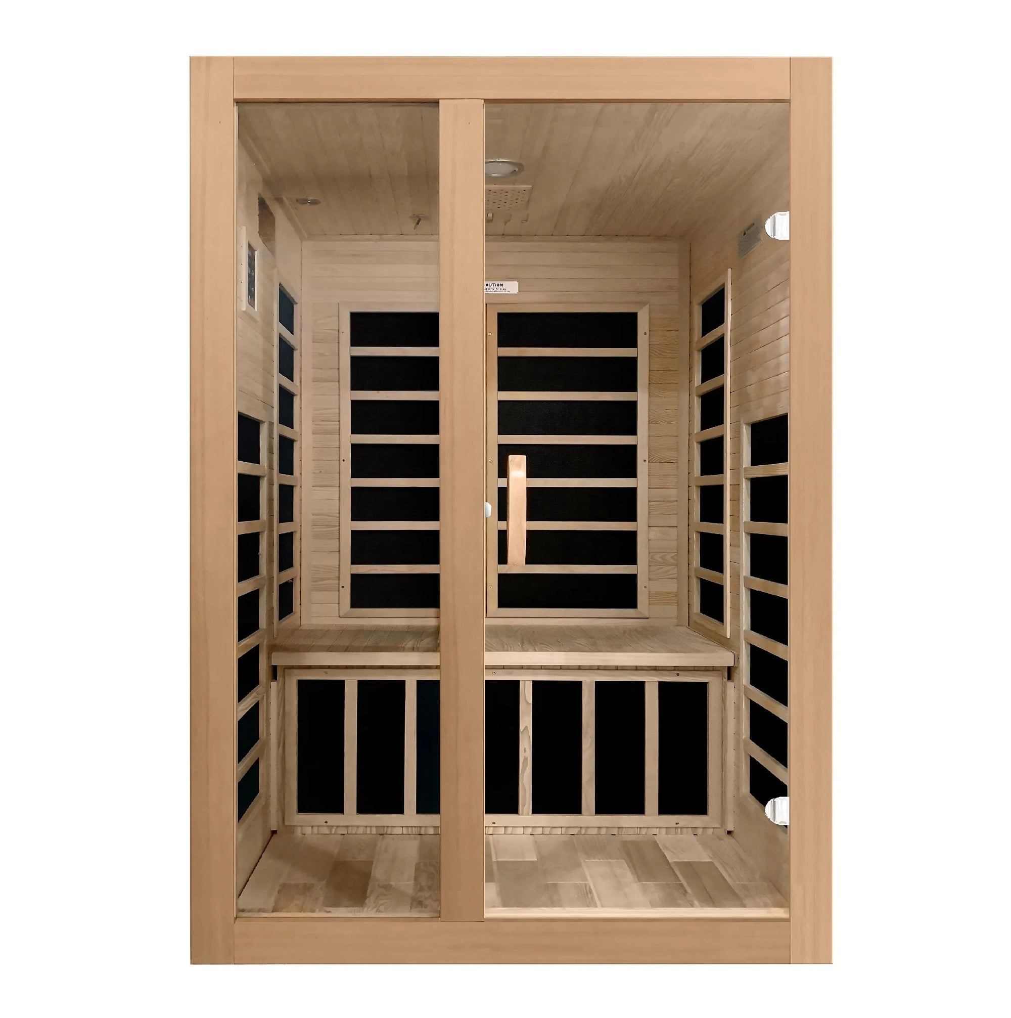 Golden Designs Dynamic Santiago 2-Person Low EMF FAR Infrared Sauna (DYN-6209-01)