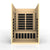 Golden Designs Dynamic Santiago 2-Person Low EMF FAR Infrared Sauna (DYN-6209-01)
