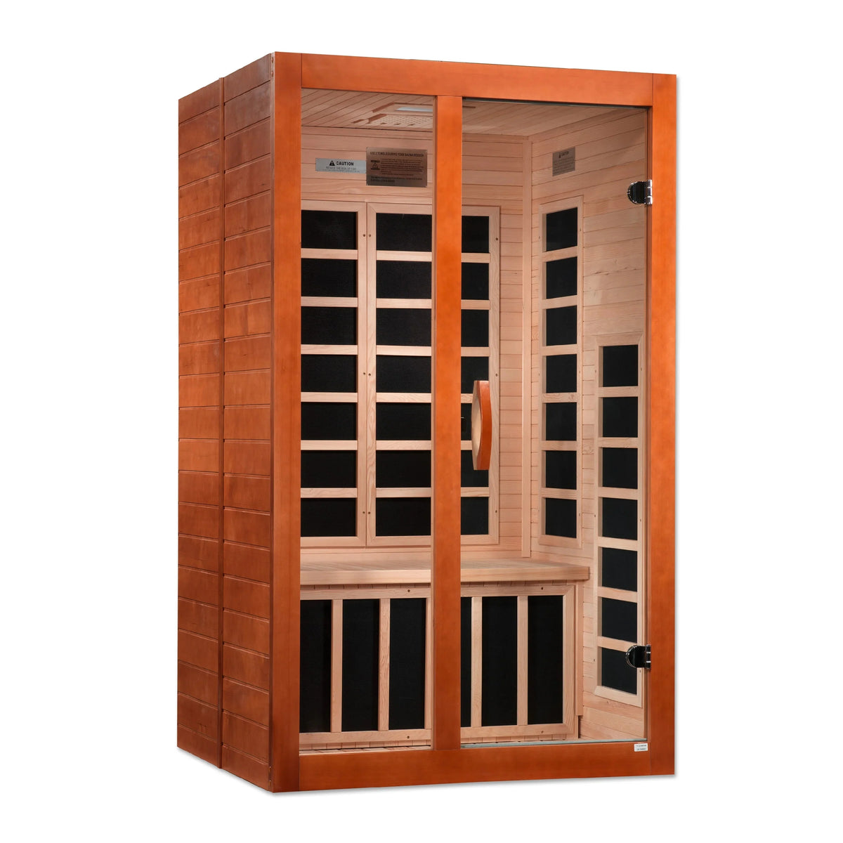 Golden Designs Dynamic Santiago Elite 2-Person Ultra Low EMF FAR Infrared Sauna (DYN-6209-02)
