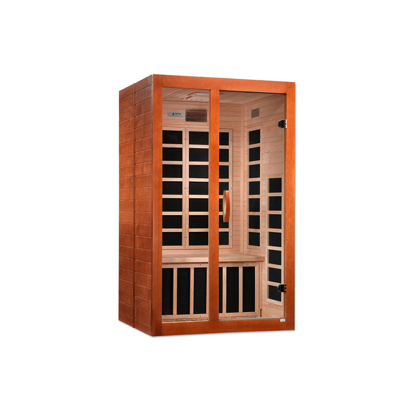 Golden Designs Dynamic Santiago Elite 2-Person Ultra Low EMF FAR Infrared Sauna (DYN-6209-02)