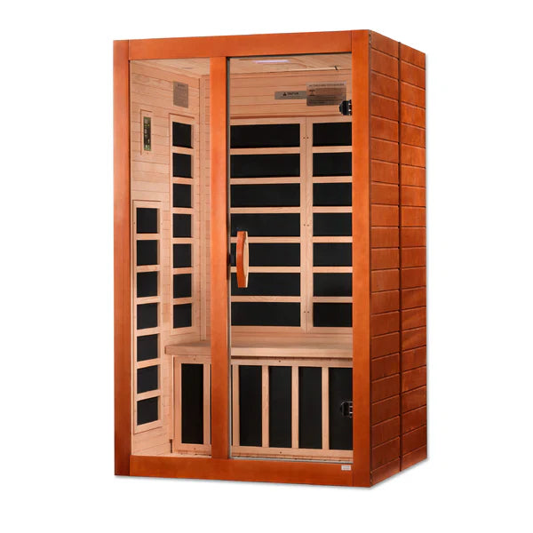 Golden Designs Dynamic Santiago Elite 2-Person Ultra Low EMF FAR Infrared Sauna (DYN-6209-02)