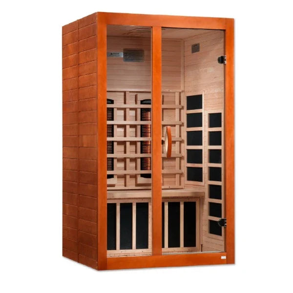 Golden DesignsDynamic Santiago 2-Person Full Spectrum Infrared Sauna – Canadian Hemlock (DYN-6209-03 FS)