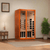 Golden DesignsDynamic Santiago 2-Person Full Spectrum Infrared Sauna – Canadian Hemlock (DYN-6209-03 FS)