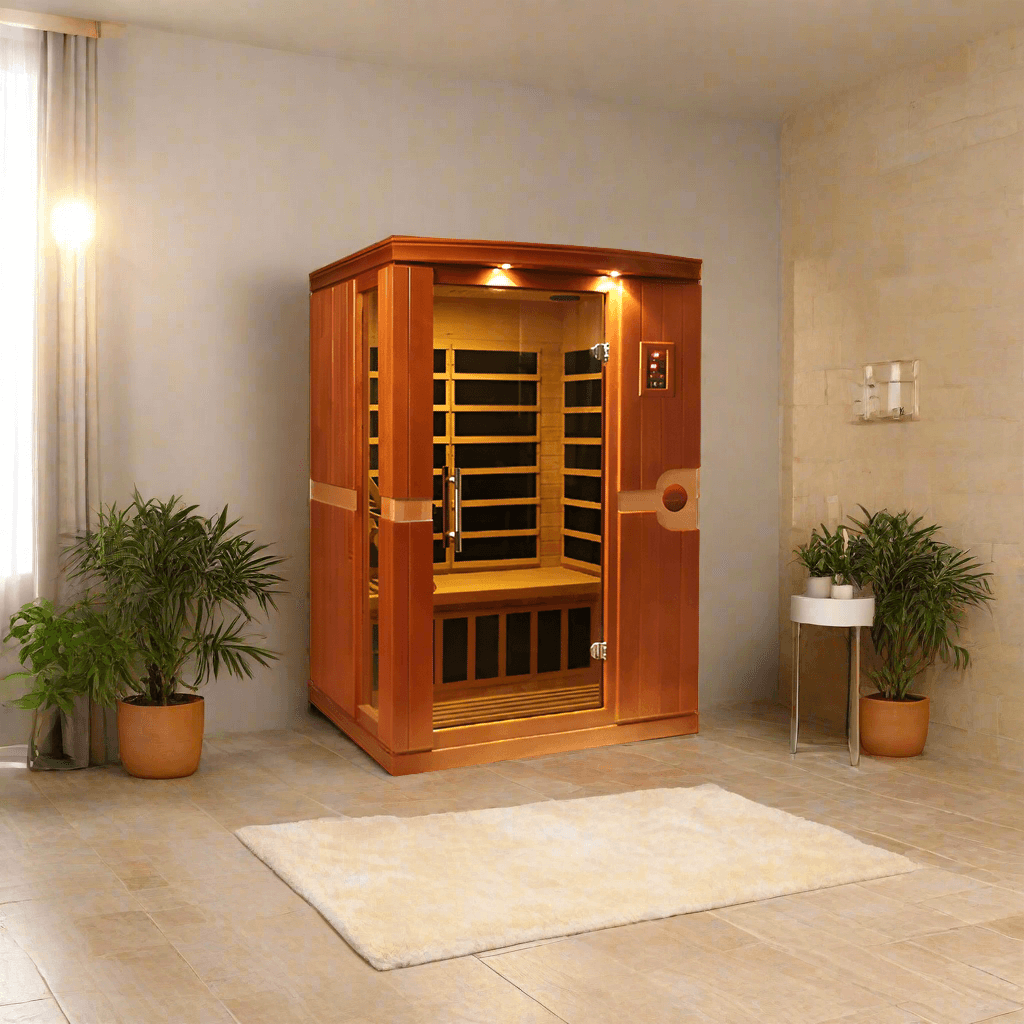 Golden Designs Dynamic Venice 2-Person Ultra Low EMF FAR Infrared Sauna (DYN-6210-01)