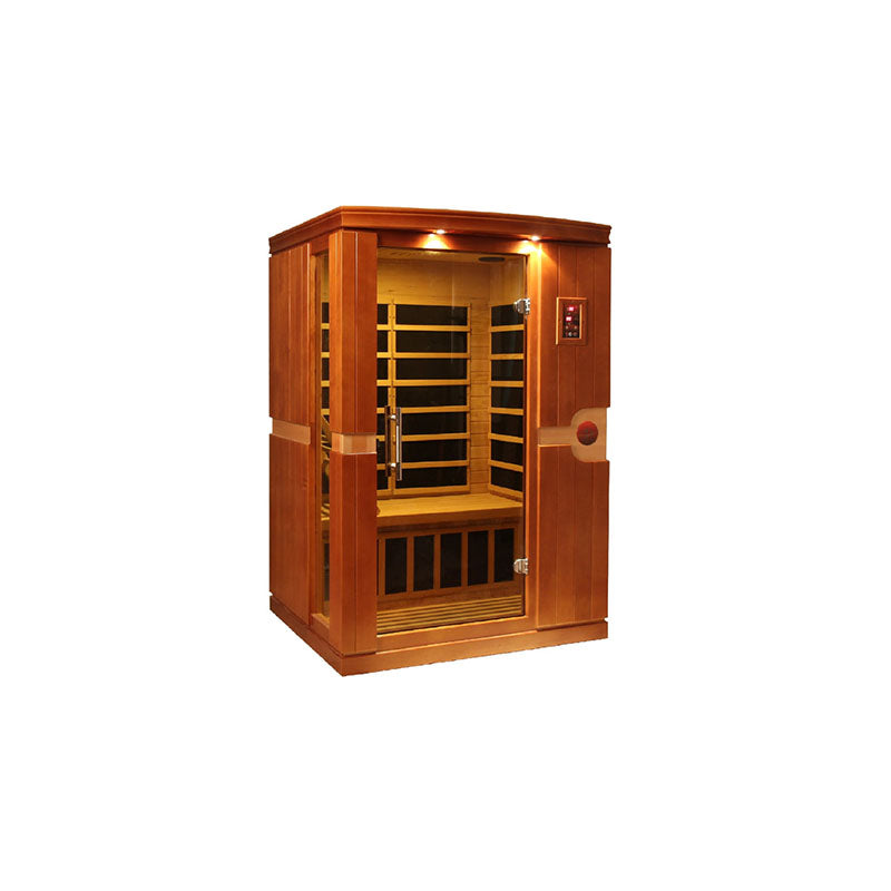 Golden Designs Dynamic Venice 2-Person Low EMF FAR Infrared Sauna – Canadian Hemlock (DYN-6210-01)