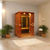 Golden Designs Dynamic Venice 2-Person Low EMF FAR Infrared Sauna – Canadian Hemlock (DYN-6210-01)