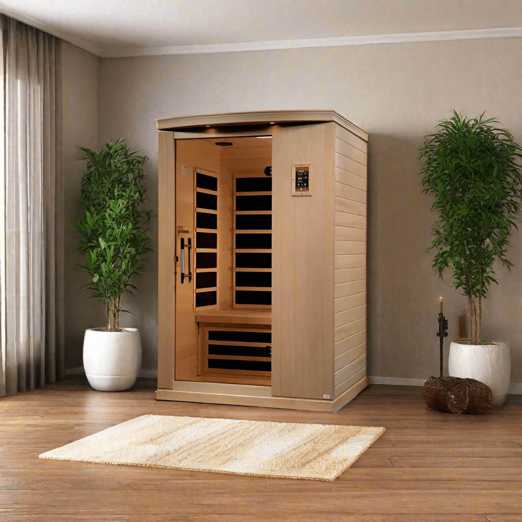 Golden Designs Dynamic Venice 2-person ultra low EMF FAR infrared sauna