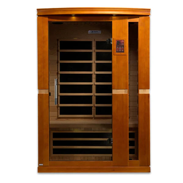 Golden Designs Dynamic Vittoria 2-Person Low EMF FAR Infrared Sauna – DYN-6220-01