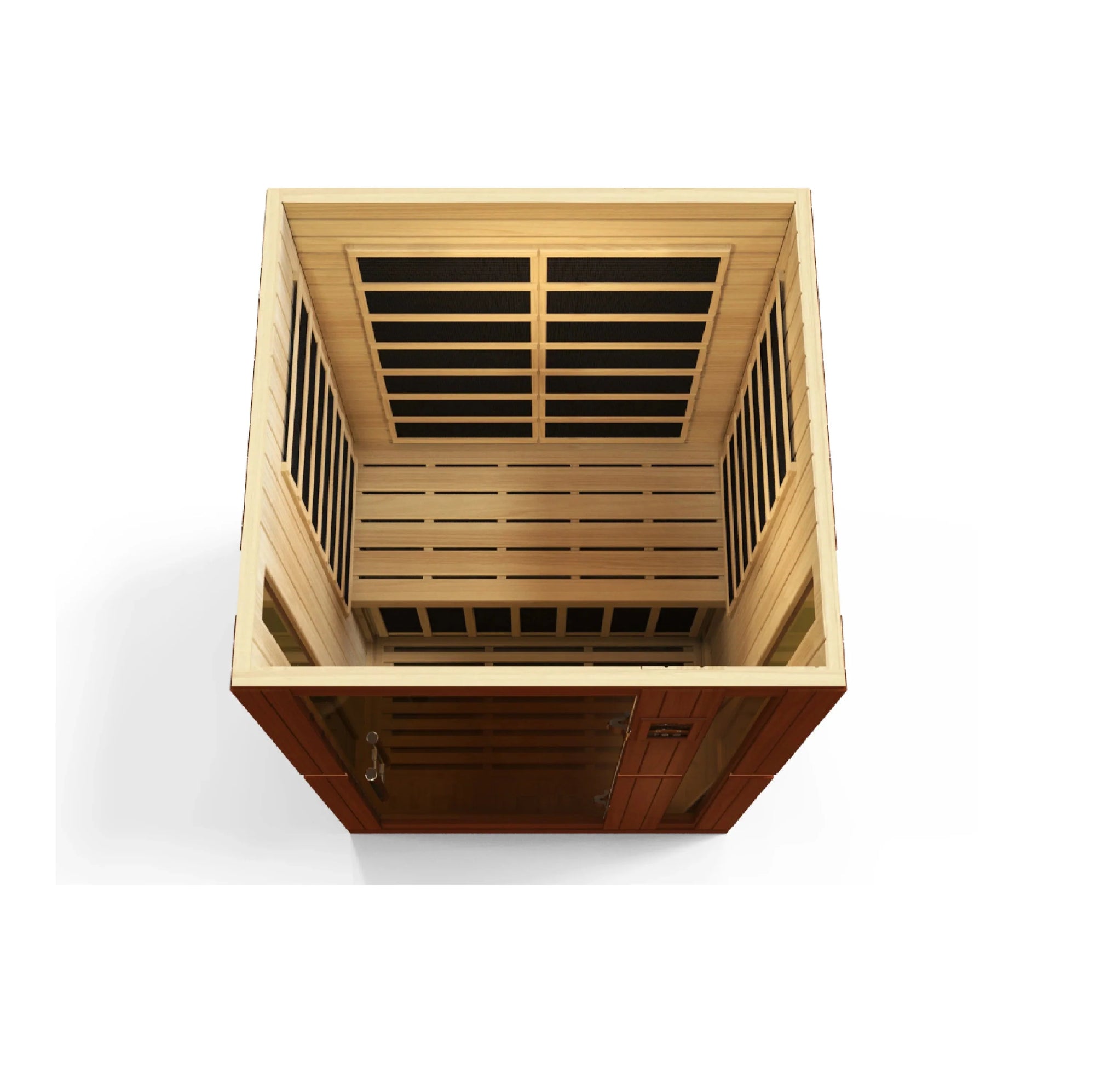 Golden Designs Dynamic Vittoria 2-Person Low EMF FAR Infrared Sauna – DYN-6220-01