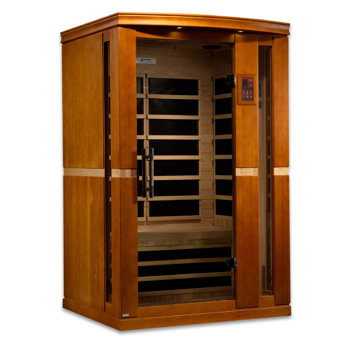 Golden Designs Dynamic Vittoria 2-Person Low EMF FAR Infrared Sauna – DYN-6220-01