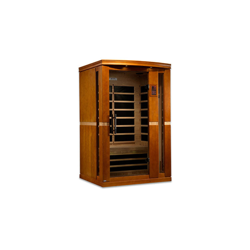 Golden Designs Dynamic Vittoria 2-Person Low EMF FAR Infrared Sauna – DYN-6220-01