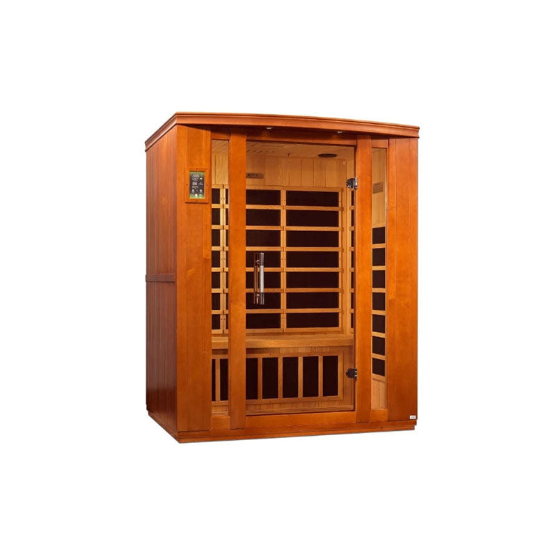 Golden Designs Dynamic Bellagio 3-Person Low EMF FAR Infrared Sauna (DYN-6306-02)