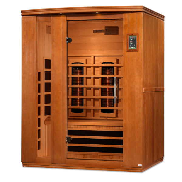Golden Designs Dynamic Lugano 3-Person Full Spectrum Infrared Sauna (DYN-6336-03 FS)