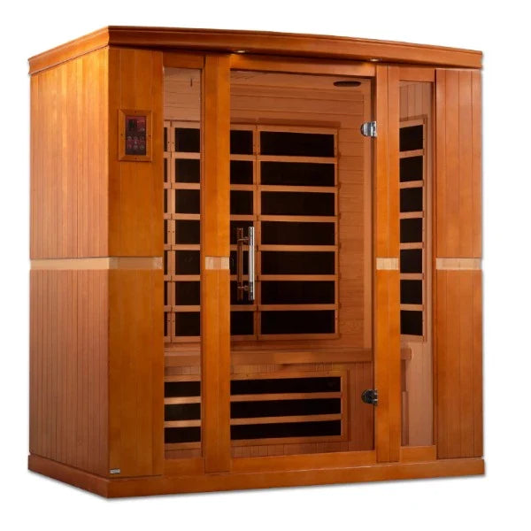 Golden Design Dynamic “Bergamo” 4-Person Low EMF FAR Infrared Sauna (DYN-6440-01)