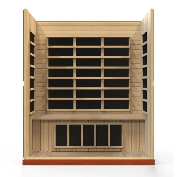 Golden Design Dynamic “Bergamo” 4-Person Low EMF FAR Infrared Sauna (DYN-6440-01)