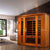 Golden Design Dynamic “Bergamo” 4-Person Low EMF FAR Infrared Sauna (DYN-6440-01)