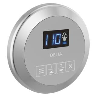 Delta Steam Shower Controls Lumicoat Chrome Delta SteamScape Classic Round Steam Control