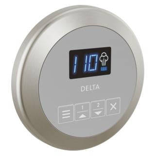 Delta Steam Shower Controls Lumicoat Stainless Delta SteamScape Classic Round Steam Control