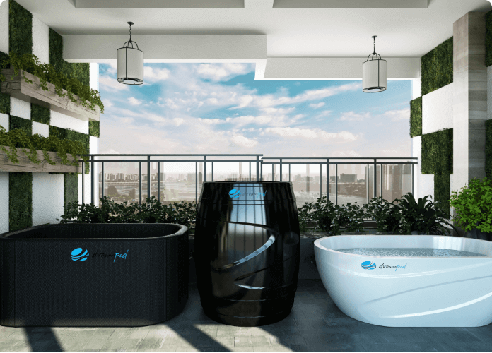 Dreampod Ice Bath Flex with Chiller – Portable Cold Plunge Tub for Recovery & Wellness