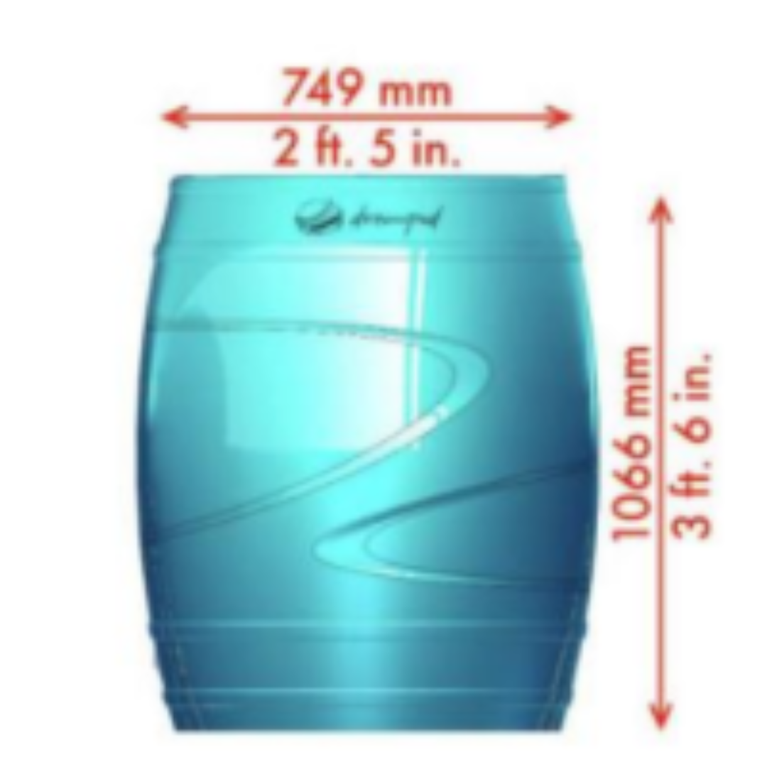 Dreampod Cold Plunge Barrel with Chiller – Compact, Insulated Ice Bath for Home Recovery