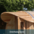 Dundalk LeisureCraft Knotty Cedar Barrel Sauna