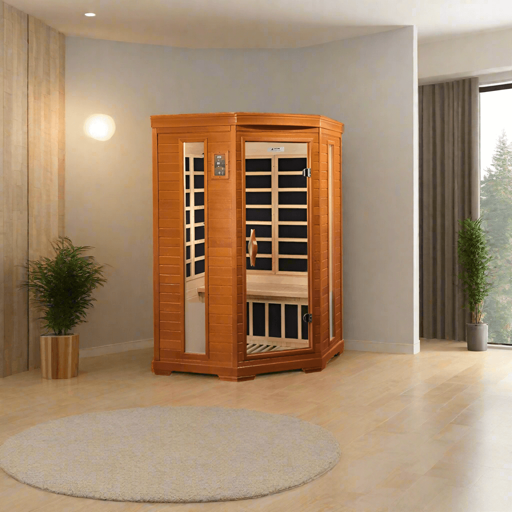 Golden Designs Dynamic Heming 2-Person Ultra Low EMF FAR Infrared Sauna – DYN-6225-02
