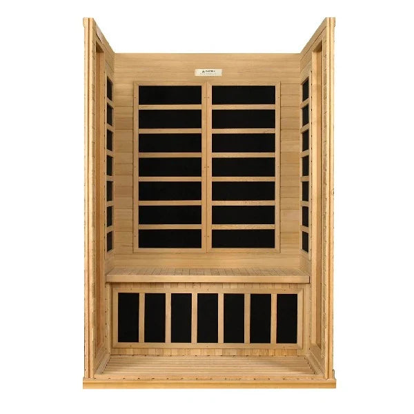 Golden Designs Dynamic Versailles 2-Person Low EMF FAR Infrared Sauna (DYN-6202-03)