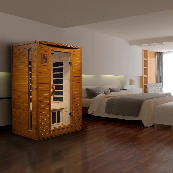 Golden Designs Dynamic Versailles 2-Person Low EMF FAR Infrared Sauna (DYN-6202-03)