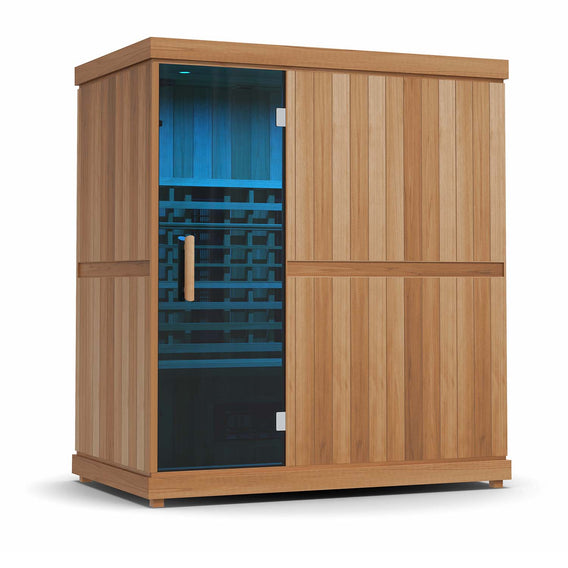 Finnmark FD-3 Infrared Sauna for 4 – Full Spectrum Heat & Cedar Interior