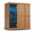 Finnmark FD-3 Infrared Sauna for 4 – Full Spectrum Heat & Cedar Interior