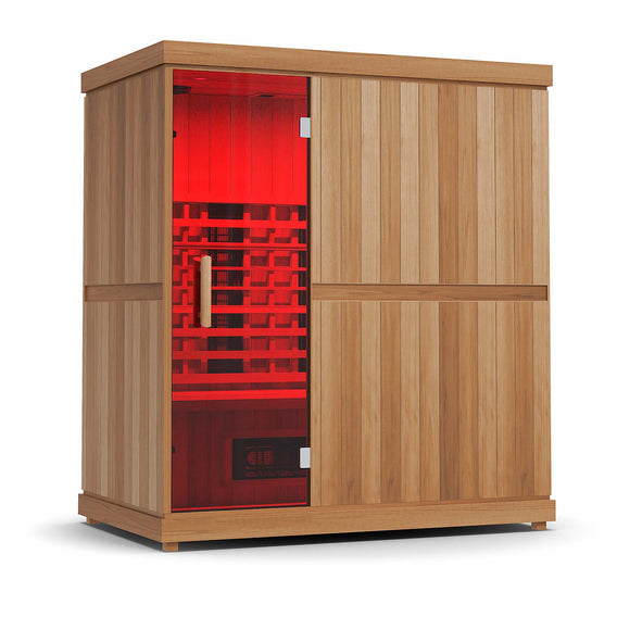 Finnmark FD-3 Infrared Sauna for 4 – Full Spectrum Heat & Cedar Interior