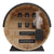 Finnmark FD-7 4-Person Thermo-Aspen Barrel Sauna – Hybrid Traditional & Infrared