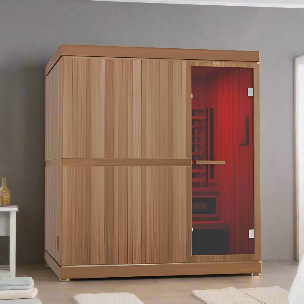 Finnmark FD-5 Trinity XL 4-Person Hybrid Sauna – Infrared & Steam Combo