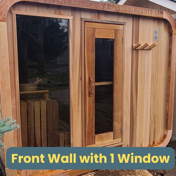 Dundalk Leisure Knotty Cedar Outdoor Luna Sauna