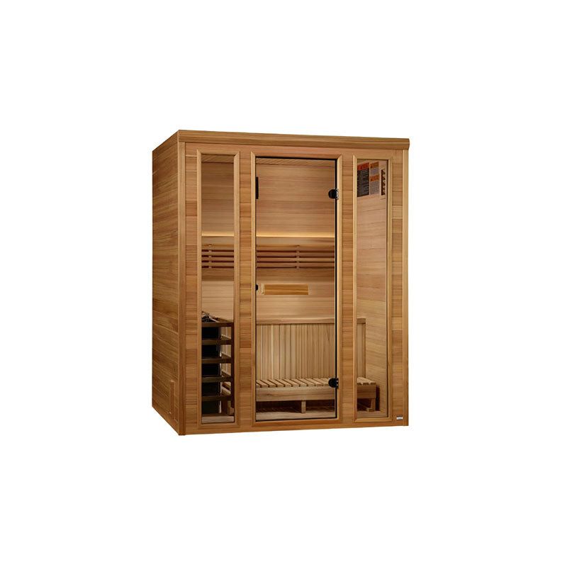 Golden Designs 2025 Andermatt 3 Person Traditional Steam Sauna (GDI-7030-01)