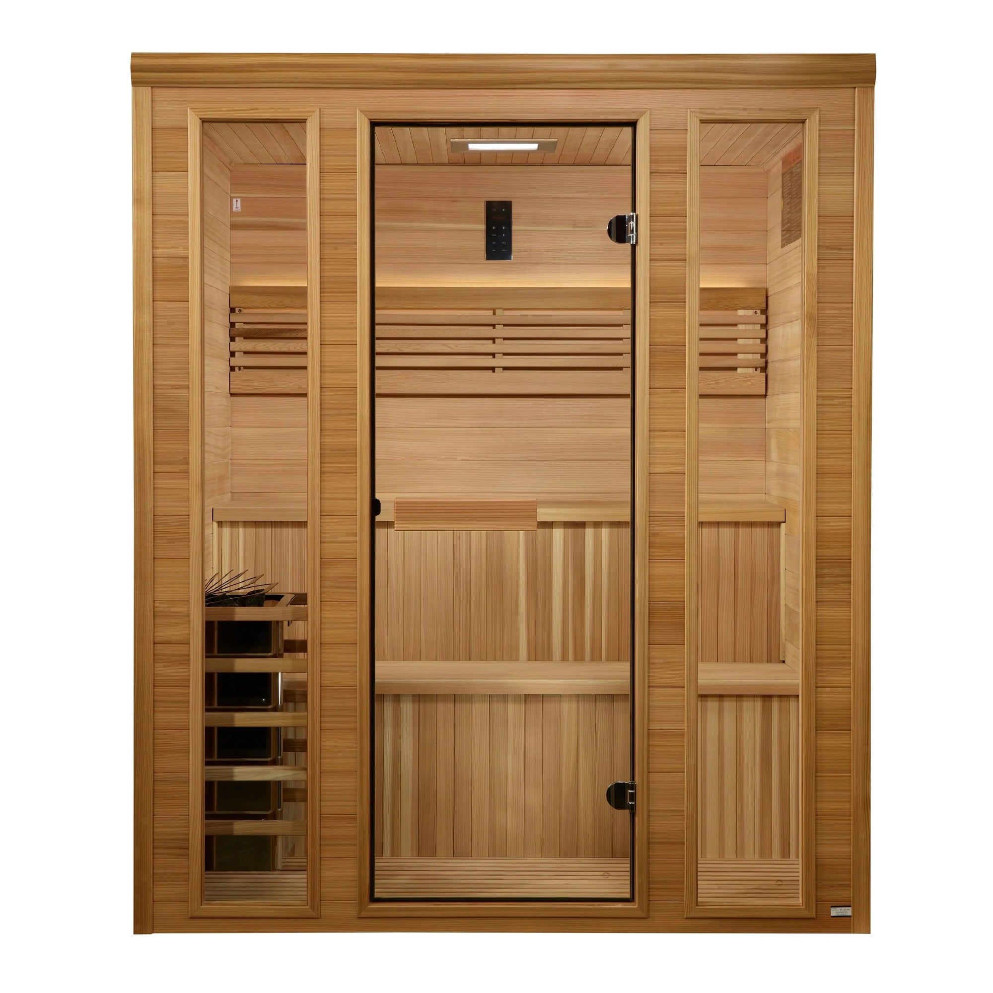 Golden Designs 2025 Engelberg 6 Person Traditional Steam Sauna (GDI-7060-01)