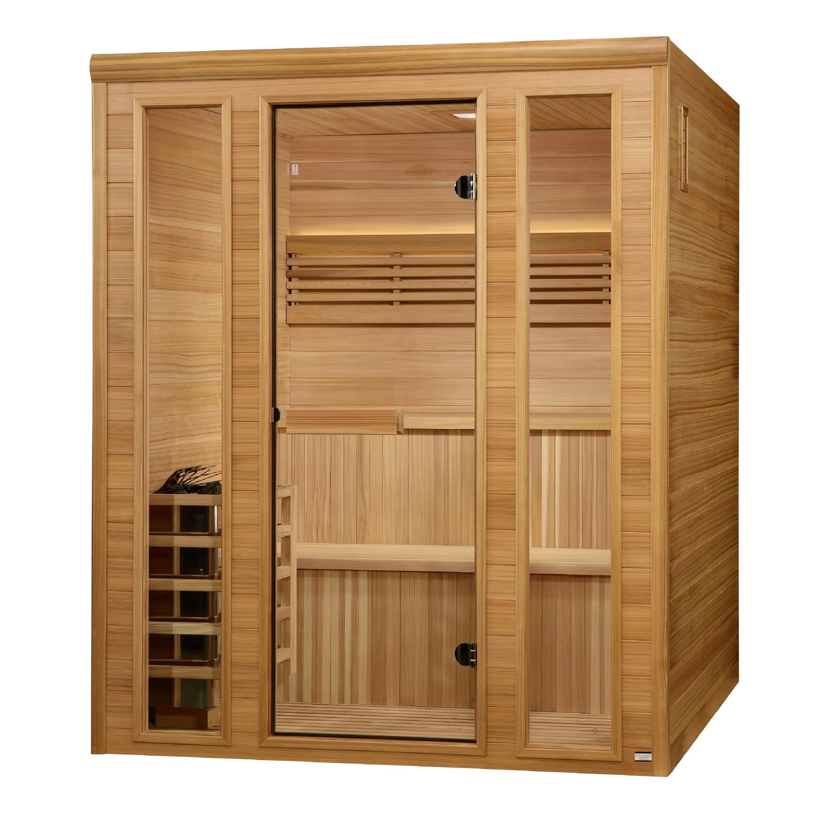 Golden Designs 2025 Engelberg 6 Person Traditional Steam Sauna (GDI-7060-01)