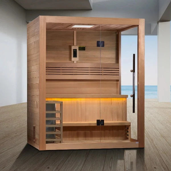 Golden Designs Hanko 2-3 Person Traditional Sauna (GDI-7202-01)