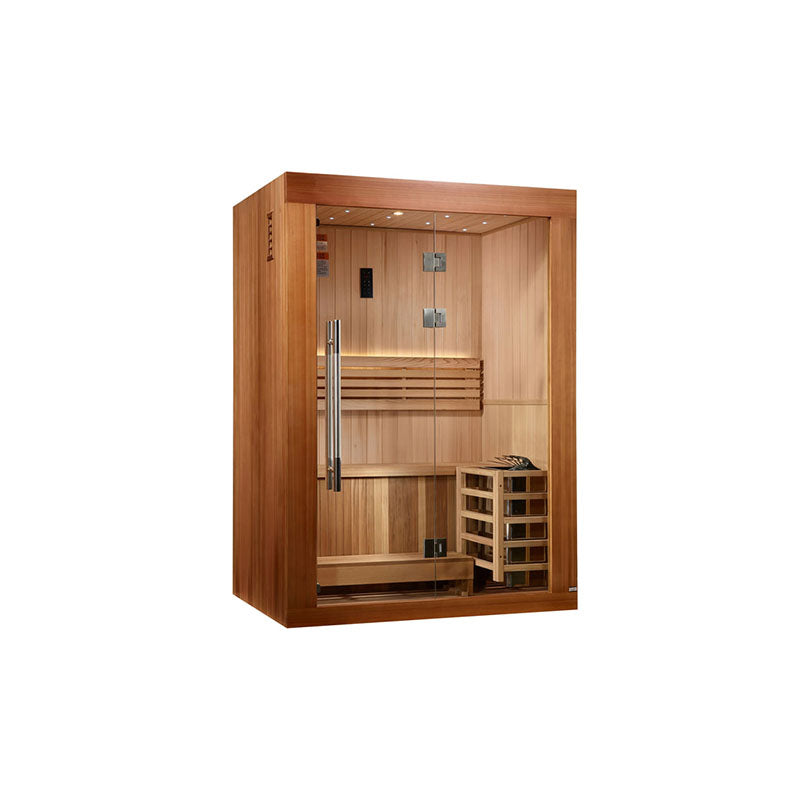 Golden Designs 2025 Updated Sundsvall 2 Person Traditional Sauna (GDI-7289-02)
