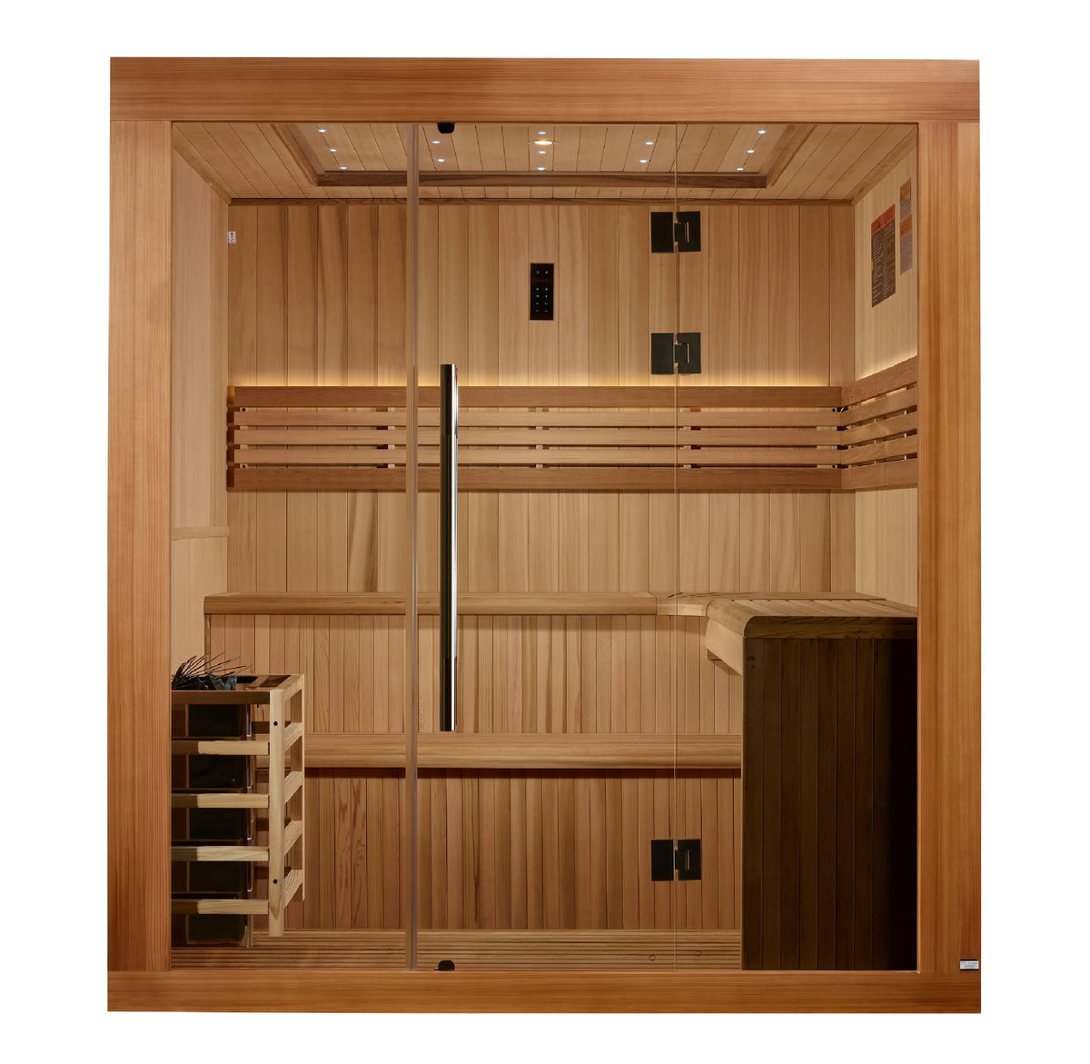 Golden Designs 2025 Updated Osla 6 Person Traditional Sauna (GDI-7689-02)
