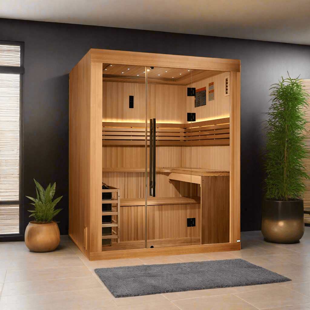 Golden Designs 2025 Osla 6-person traditional sauna