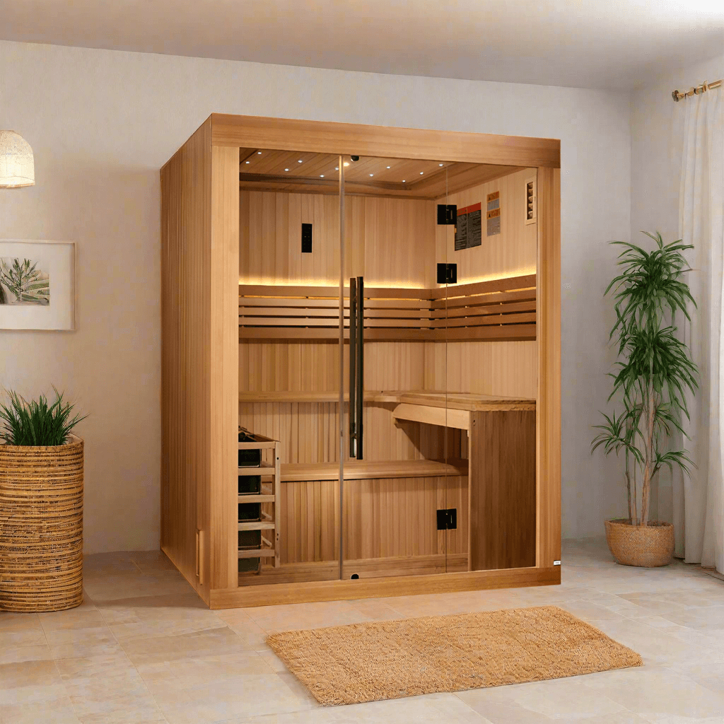 Golden Designs 2025 Updated Osla 6 Person Traditional Sauna (GDI-7689-02)