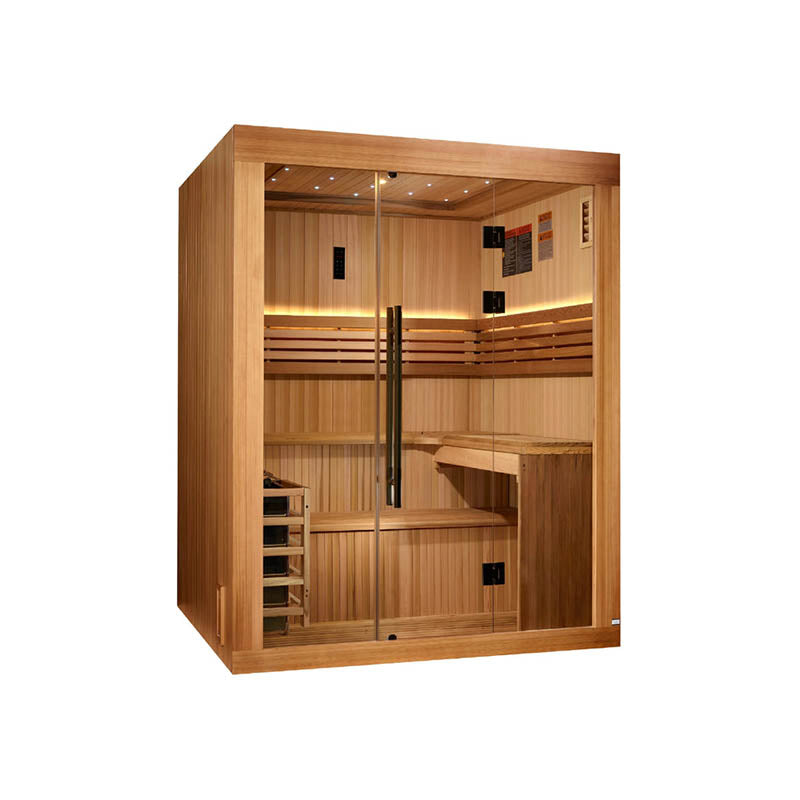 Golden Designs 2025 Updated Osla 6 Person Traditional Sauna (GDI-7689-02)