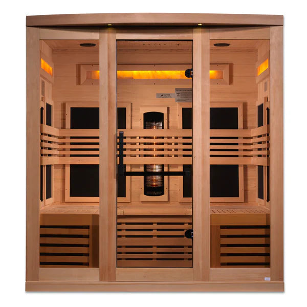 Golden Designs Reserve Edition 6 Person Near Zero EMF Full Spectrum with Himalayan Salt Bar (GDI-8260-01)