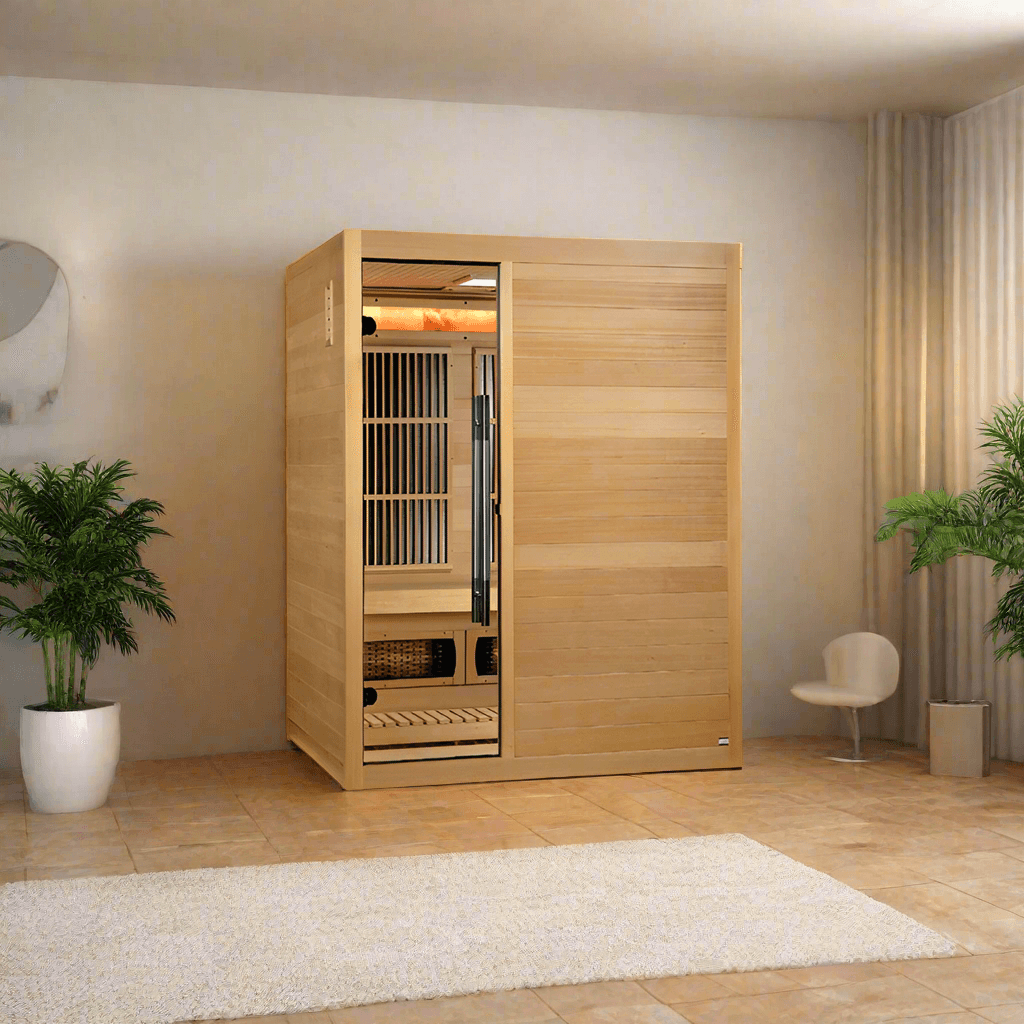Golden Designs 2025 Soria 3-person indoor hybrid sauna