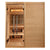 Golden Designs 2025 Toledo 6 Person Hybrid Sauna (Indoor) Full Spectrum and Harvia Traditional Stove (GDI-8360-01)
