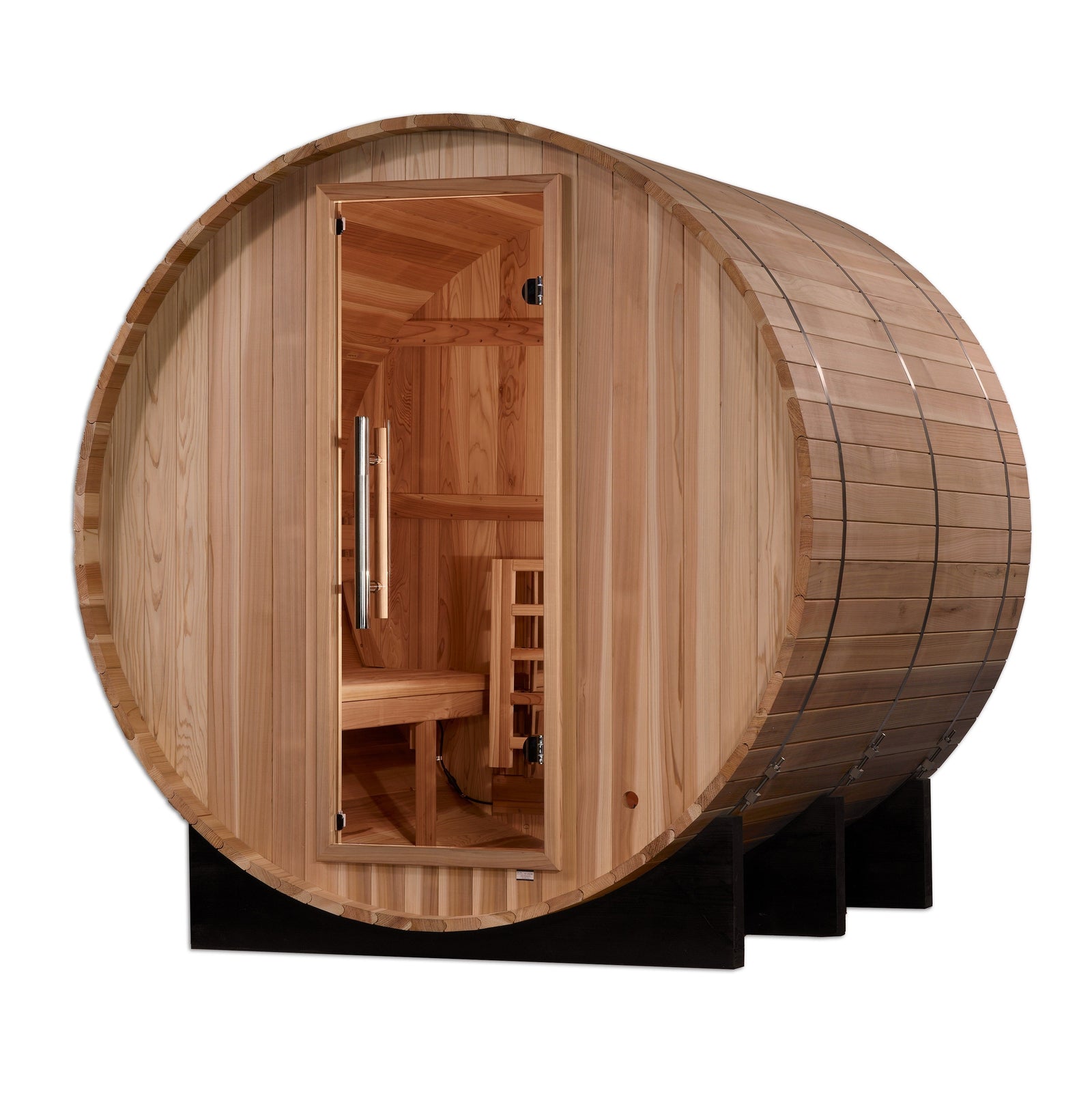 Golden Designs Arosa 4 Person Barrel Traditional Sauna (GDI-B004-01)