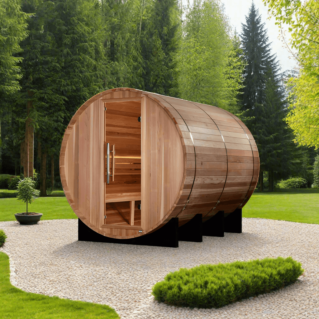 Golden Designs Klosters 6-person barrel traditional sauna