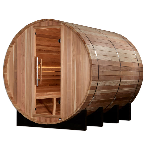 Golden Designs Klosters 6 Person Barrel Traditional Sauna (GDI-B006-01)